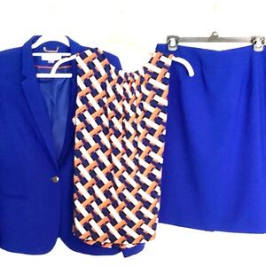 Never worn Calvin Klein 3 Piece Suit fully lined suit